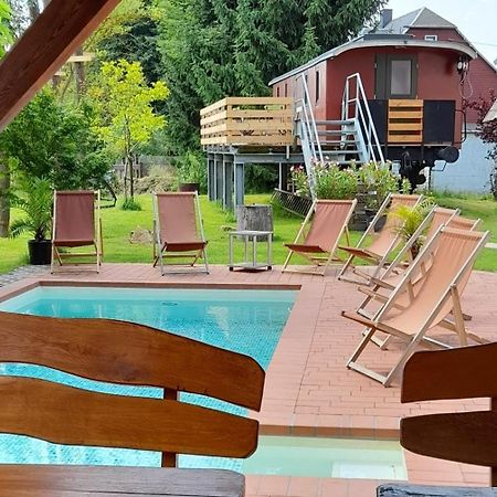 Eisenbahnromantik Im Urlaub Heinsdorfergrund Kültér fotó